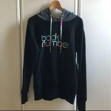 백 넘버 풀오버 후드티