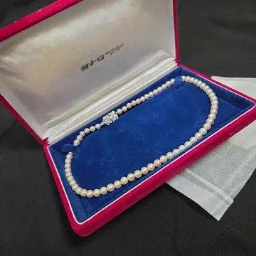 펄 목걸이 진주 관혼상제 Silver