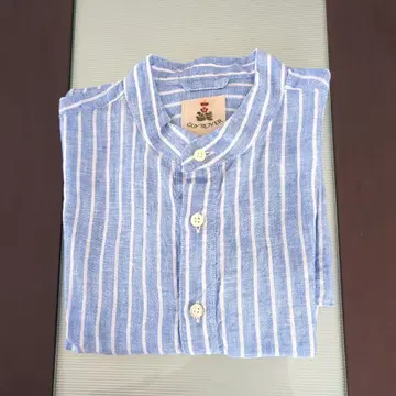 [새상품급] 가이 로버 밴드 카라 린넨 풀오버 셔츠