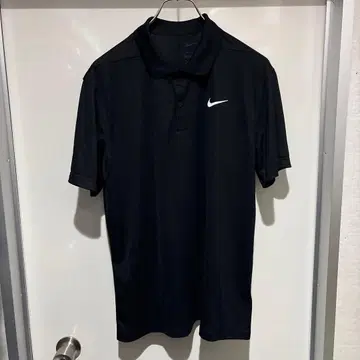 NIKE 드라이 피케 셔츠 블랙 반팔 XL