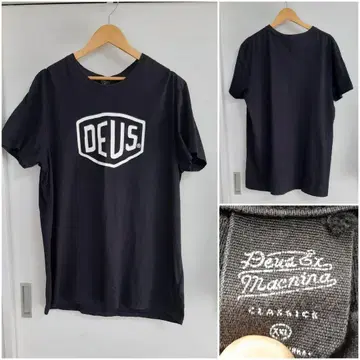 Deus Ex Machina 티셔츠 블랙 XXL