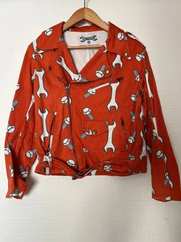 레어 joyrich giza 스파나 더블 라이더 자켓 M