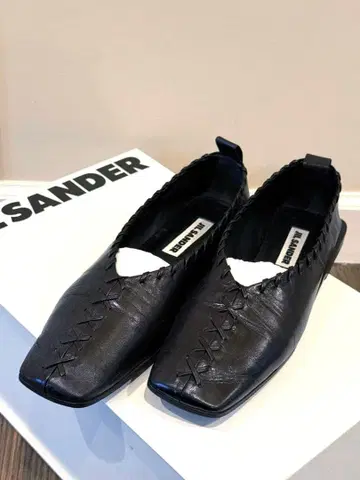 JILSANDER/질 샌더 링 발레리나 36 하프 블랙