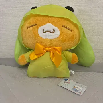 시나모롤 레인코트 카푸치노 봉제 인형 개구리 시나몬