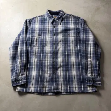 90-00s St.JOHN'S BAY Ombre Flannel Shirt