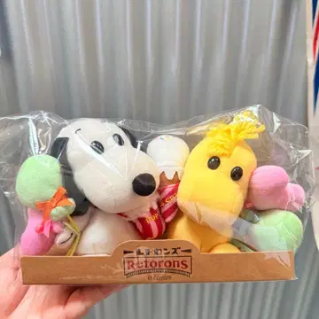 레트로 카니발 스누피 우드스탁 봉제 인형 세트