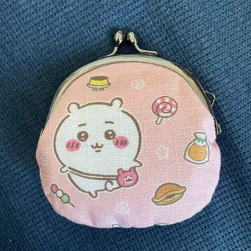 치이카와 (먼작귀) 모구모구 본점 가마구치 지갑 핑크