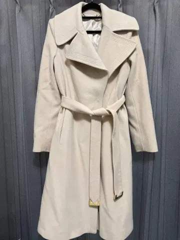 DIANE von FURSTENBERG 롱 코트 아이보리