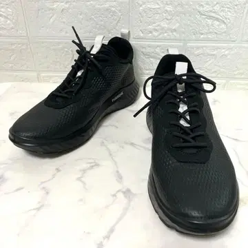 컨디션 최상 ecco 에코 가죽 스니커즈 24cm 블랙