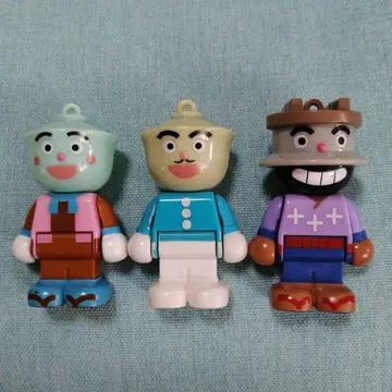 호빵맨 블록 라보 카마메시돈 카츠돈만 텐돈만 3체