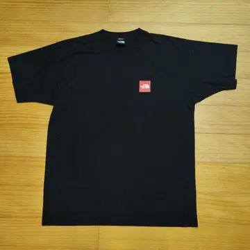THE NORTH FACE 박스 로고 티셔츠 블랙 LL