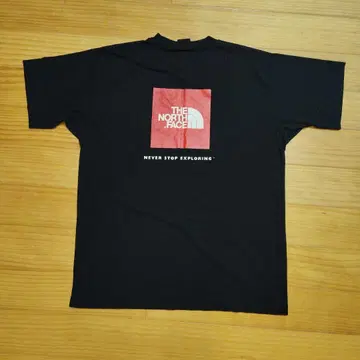 THE NORTH FACE 박스 로고 티셔츠 블랙 LL
