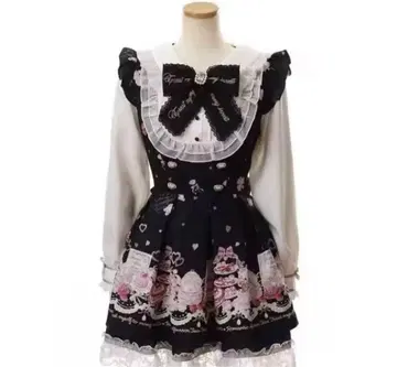 LIZLISA ManyHearts Afternoontea 셋업 블랙