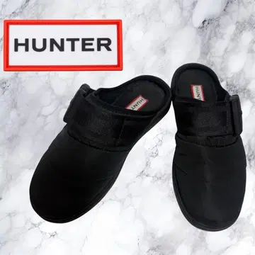 HUNTER 헌터 인/아웃 탑 클립 뮬 UK6 25cm