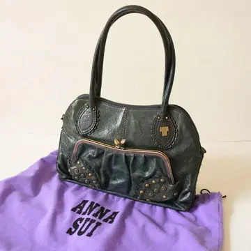 ANNA SUI 안나수이 가마구치 핸드백 가죽 수납 가방 포함 나비 참