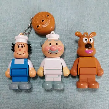 호빵맨 블록 라보 바타코 씨 잼 아저씨 치즈 3체