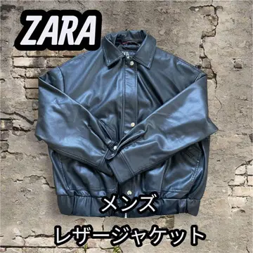16일까지 한정 가격! ZARA 인조 가죽 자켓 블랙