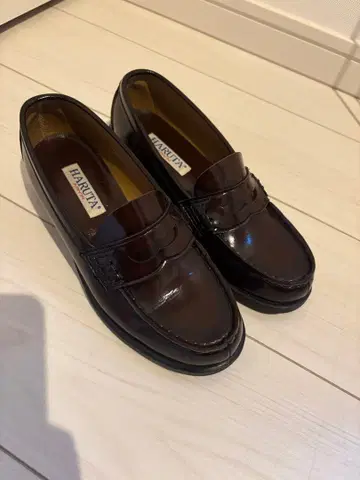HARUTA 로퍼 다크 브라운