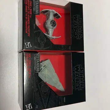 Star Wars The Black Series Titanium 2점