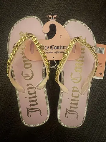 [새상품] 레어! Juicy Couture 비치 샌들