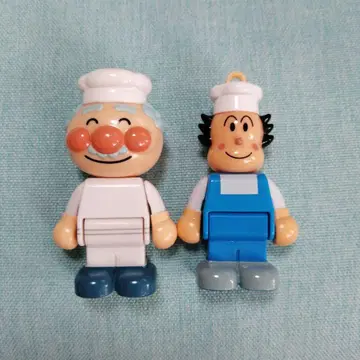 호빵맨 블록 라보 잼 아저씨(구멍 없음) 버터코 씨 2체