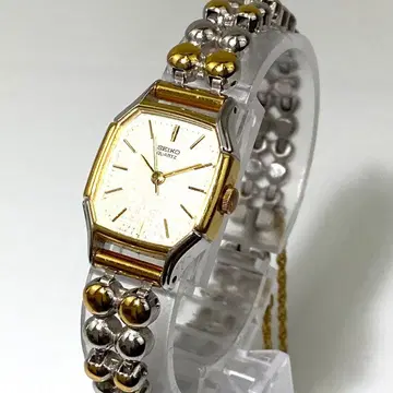 작동 새상품 배터리 SEIKO 여성용 손목시계 뱅글 워치 S000197