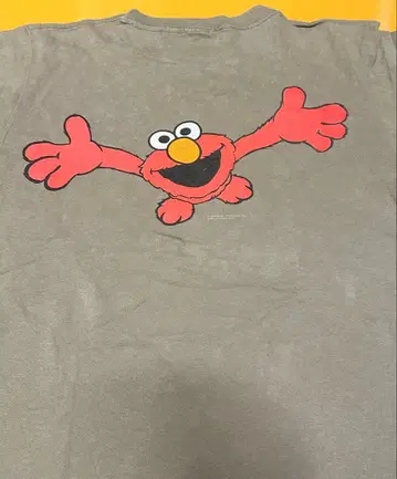 90's Sesame Street 엘모 양면 프린트 T셔츠 세서미