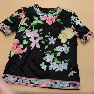 LEONARD FASHION 꽃무늬 반팔 티셔츠