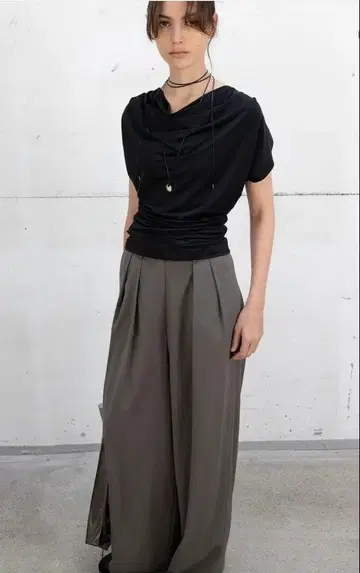 ORR 2턱 와이드 팬츠