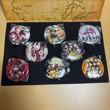 진격의 거인 10주년 별책 마가렛 캔뱃지 컴플리트 세트