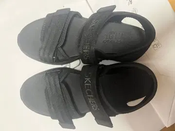 SKECHERS D'LUX WALKER 스포츠 샌들 블랙