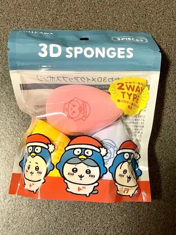 돈키호테 콜라보 치이카와 3D 퍼프 3개 세트