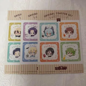 SERVAMP 월간 코믹 진 2018년 5월호 부록 코스터 세트