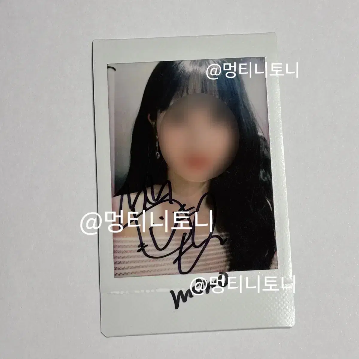 Shop polaroid signed on Bunjang Global Site - No more Korean account!