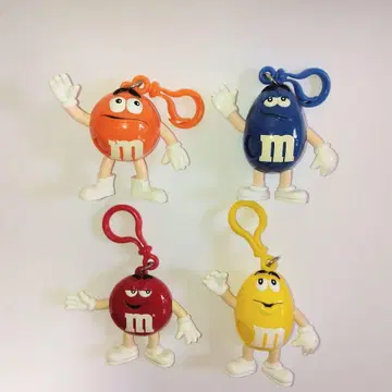 m&m's 엠앤엠즈 4개 세트 키링 디스펜서