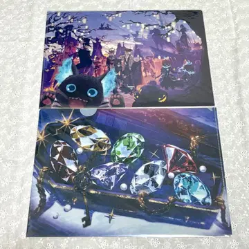 트위스테 스케어리 브레이징 주얼 아트 클리어 파일 & 스티커