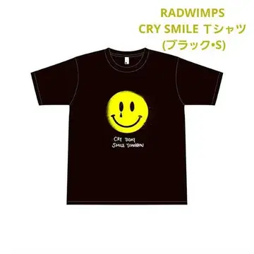 RADWIMPS/CRY SMILE 티셔츠 (블랙 S)