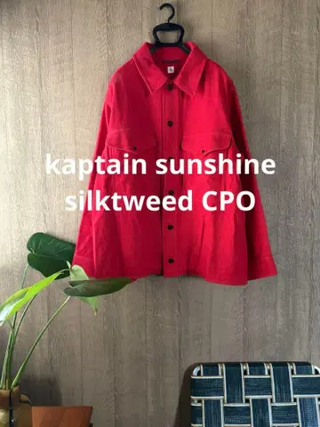 캡틴 선샤인 실크 트위드 빨간색 CPO
