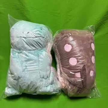 푹신푹신 안고 다니는 봉제 인형 누오 도오 세트 미사용품