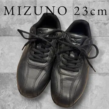 MIZUNO 미즈노 사이드 지퍼 워킹화 블랙 23cm