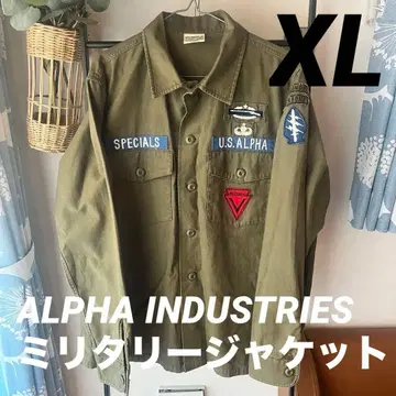[ 새상품급 ] ALPHA INDUSTRIES 밀리터리 자켓 XL 사이즈
