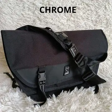 [ 미사용급 ] CHROME 메신저 백 블랙