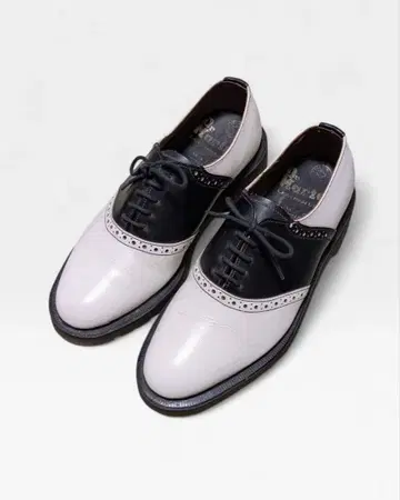 Dr.Martens x GeorgeCox saddle shoes