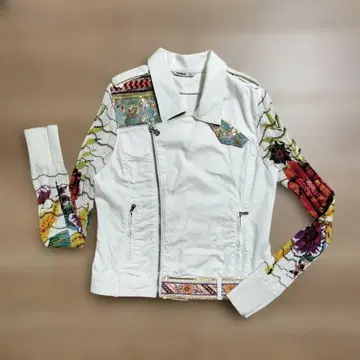 데시구알 Desigual 화이트 데님 자켓
