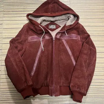80s L'AVION Suede boa jacket