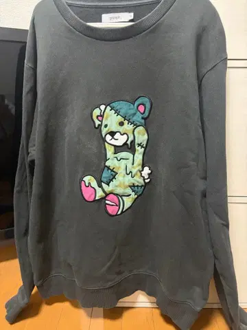 graniph 그라니프 봉제 인형 곰 맨투맨 트레이닝복