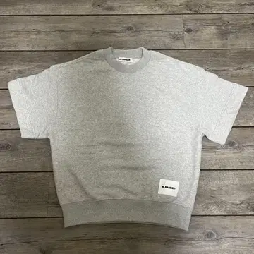 [ 새상품급 ] JIL SANDER 질 샌더 반팔 맨투맨 그레이 XS