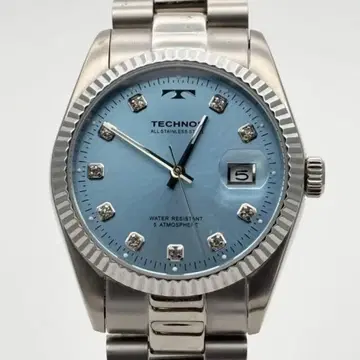 TECHNOS 테크노스 T9604 라운드 데이트 블루