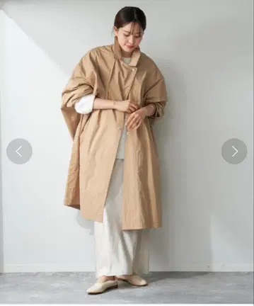 plage 텐트 코트 베이지