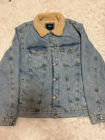 ZARA 보아 데님 자켓 XL 사이즈
